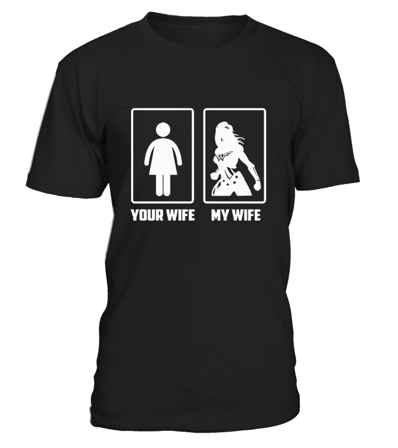 Mens Your Wife vs My Superhero Wife T shirt Teezily